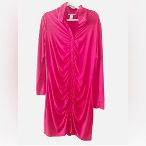 H&M pink buttom front dress.